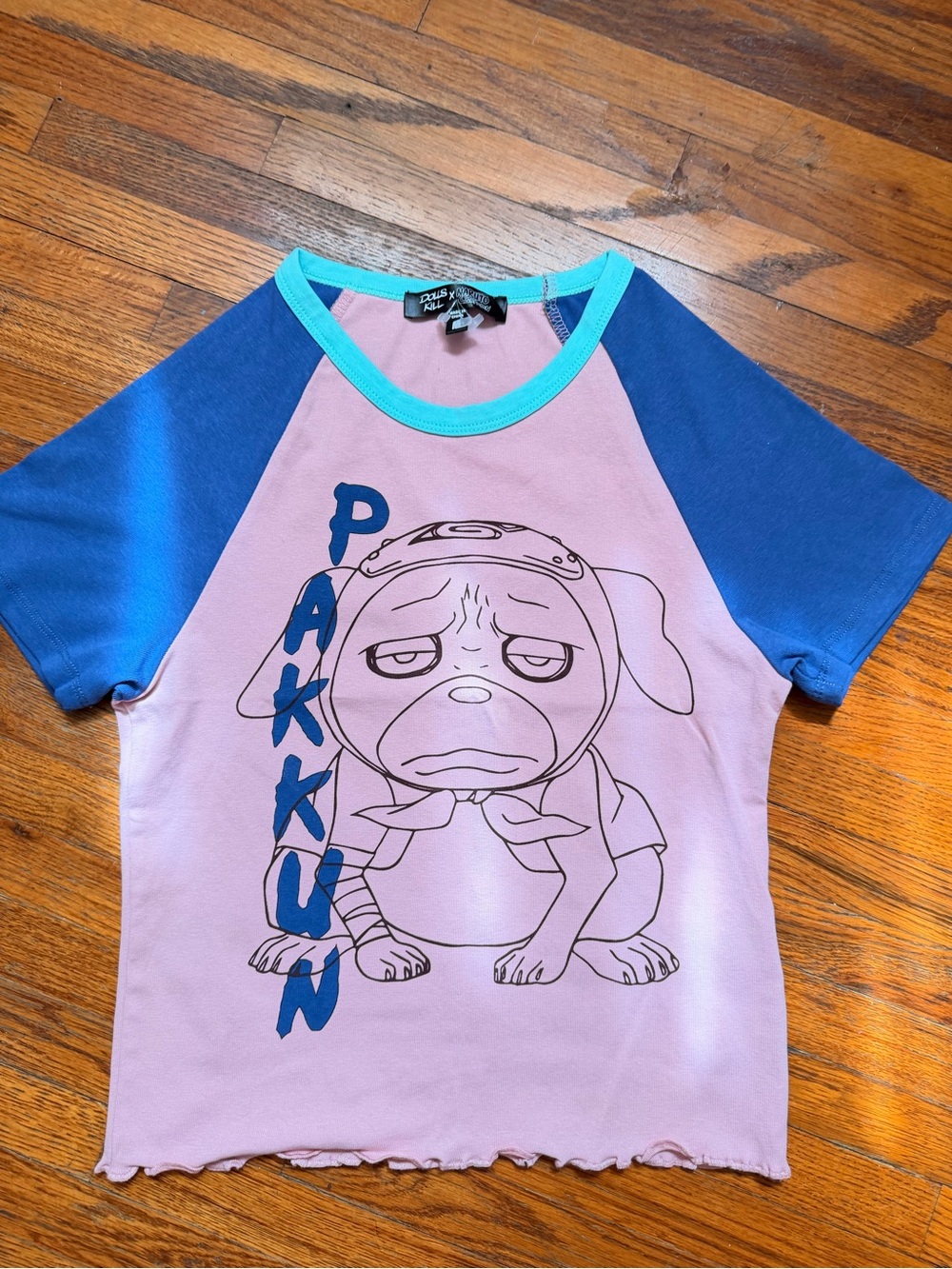 Dolls Kill x Naruto Shippuden Pakkun Baby Tee L